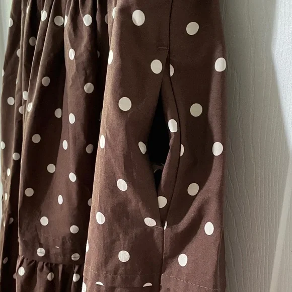 The Somerset Strapless polka Dot Maxi Dress - Picture 6 of 13